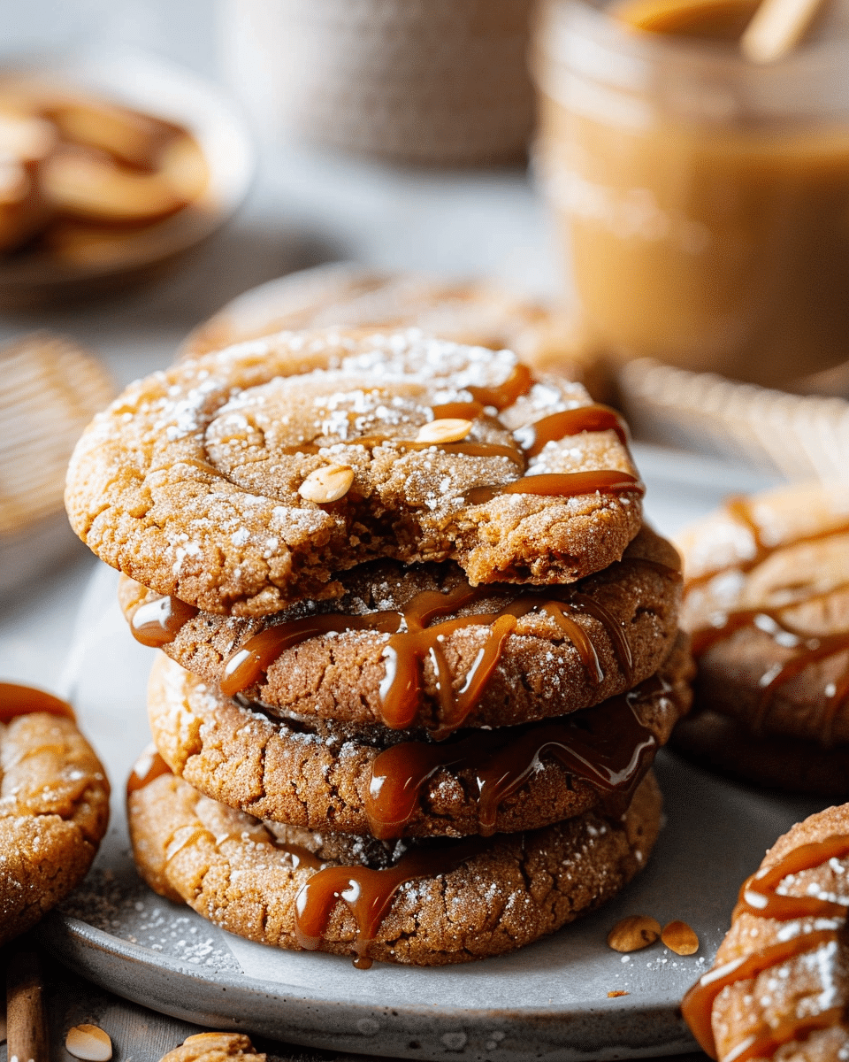 Caramel Apple Cider Cookies