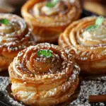 Apple Cinnamon Puff Pastry Roses