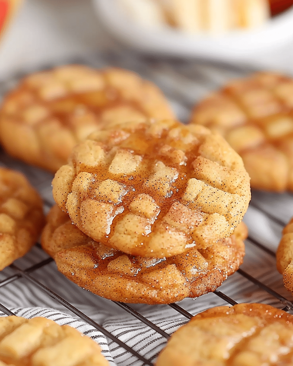 Cozy Apple Pie Snickerdoodle Cookies for Fall Baking Bliss