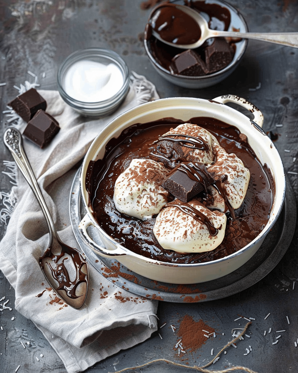 Baileys Double Choc Baked Dumplings