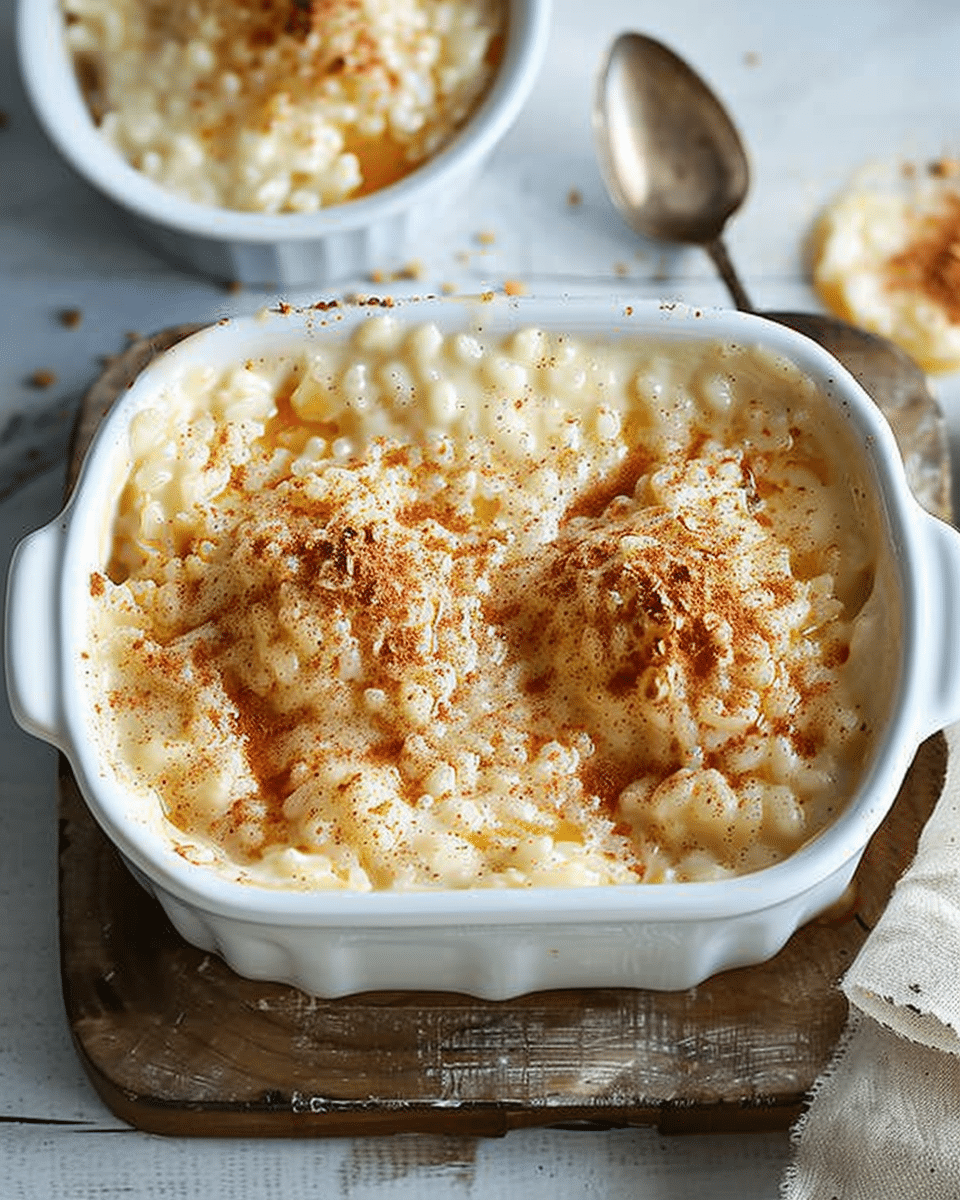 Baileys Baked Rice Pudding