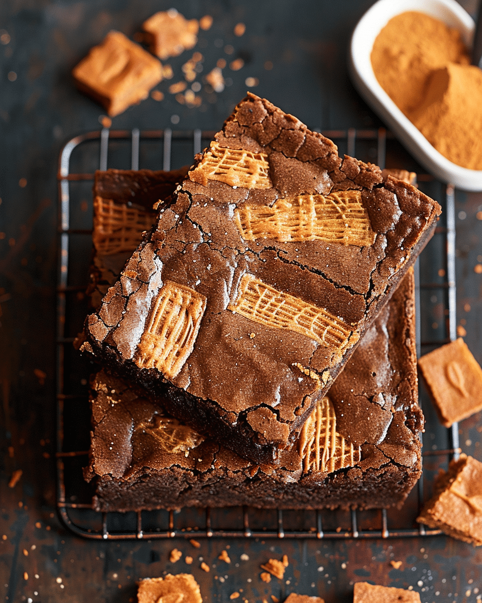 Biscoff Brownies