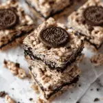 Brown Butter Oreo Rice Krispie Treats
