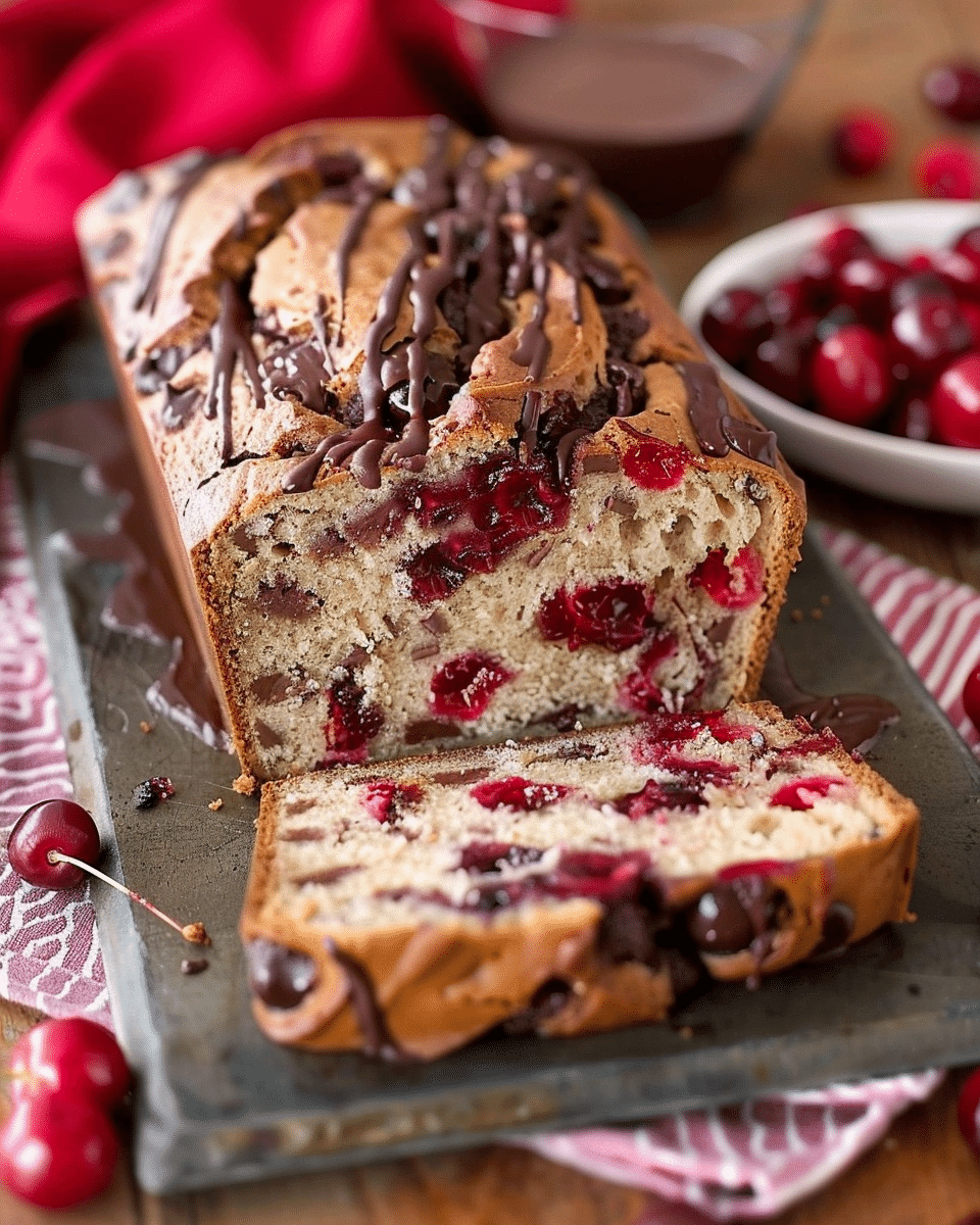 Cherry Chocolate Delight Bread Recipe