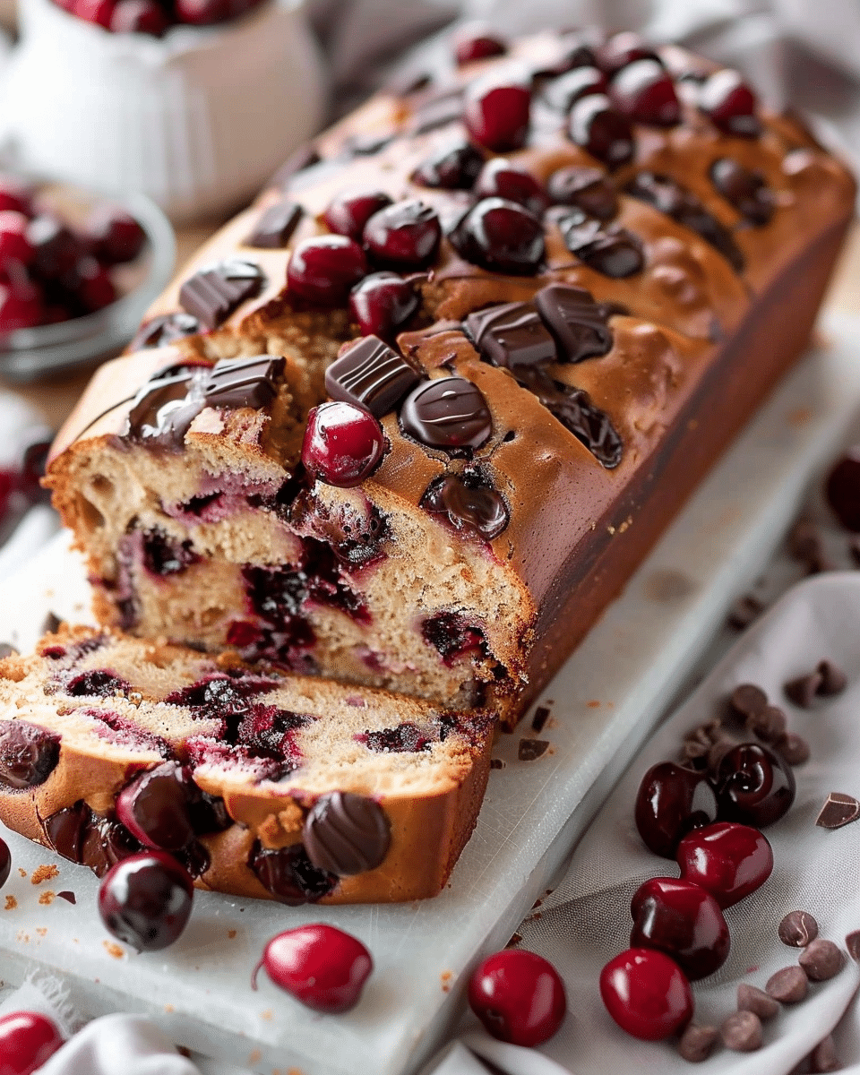 Cherry Chocolate Delight Bread Recipe