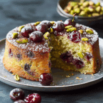 Cherry-Pistachio Olive Oil Cake for Sweet Celebrations