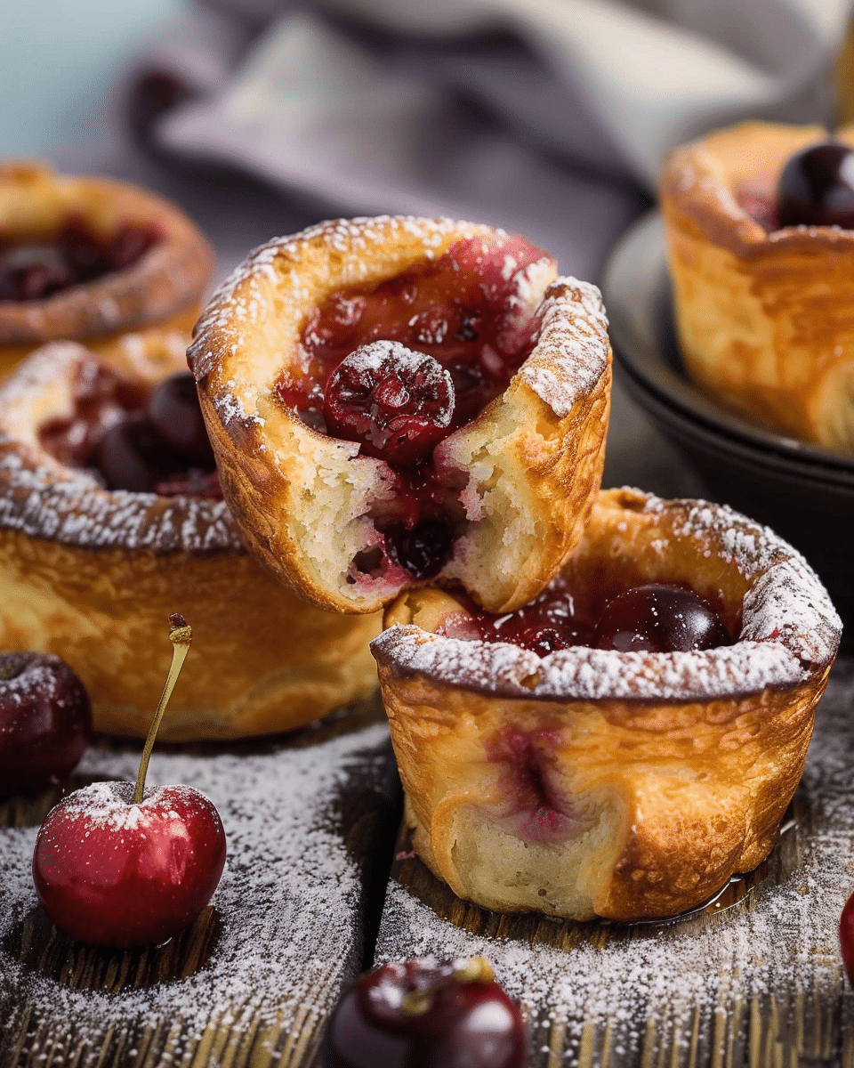 Cherry Popovers