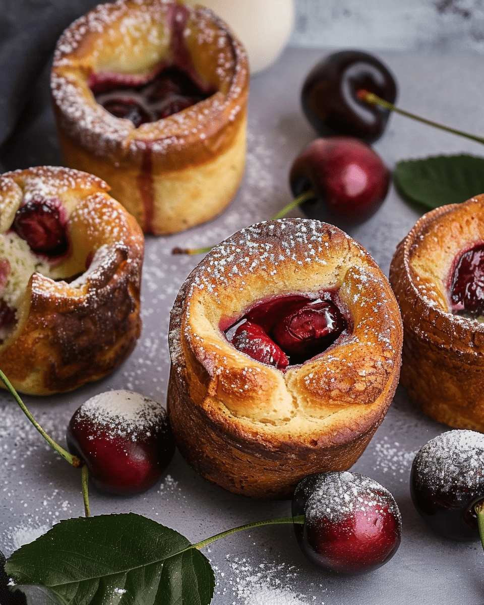 Cherry Popovers