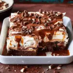 Choc Caramel Dessert Lasagne