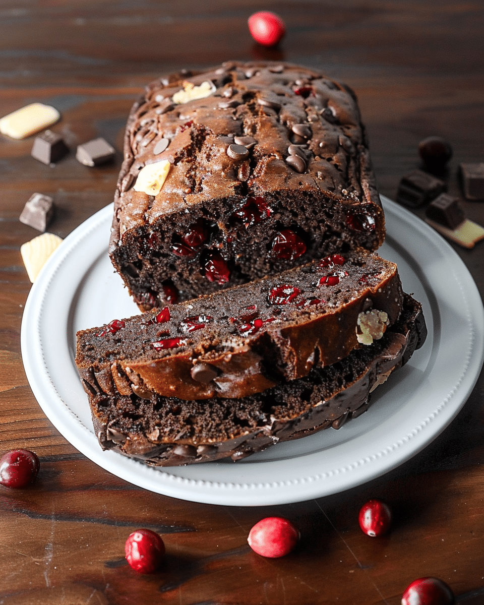 Chocolate Cranberry Bread