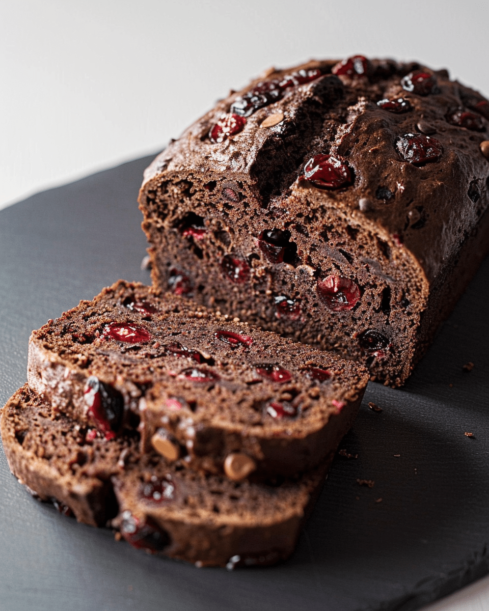 Chocolate Cranberry Bread