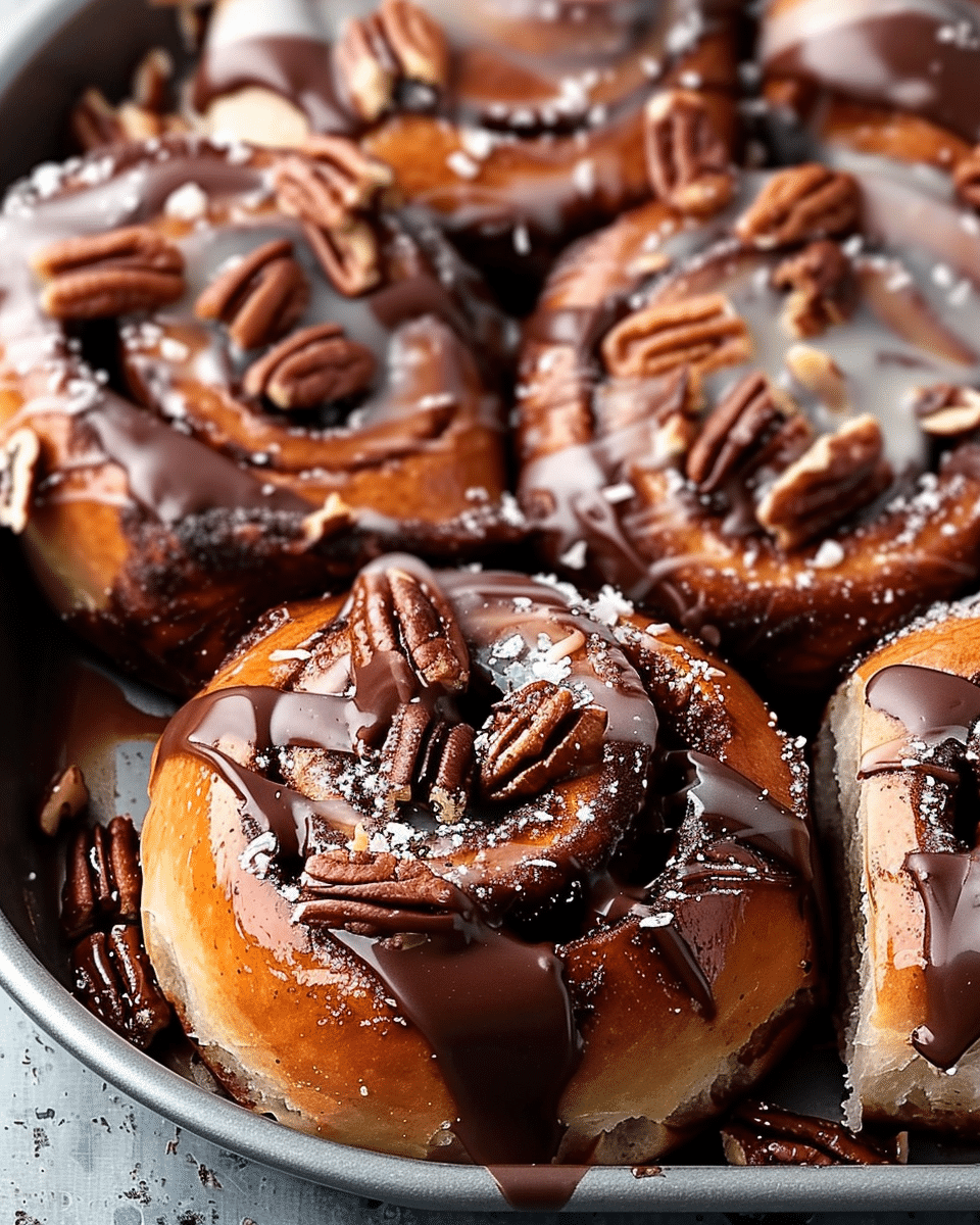Chocolate Pecan Cinnamon Rolls: Irresistibly Gooey Delights