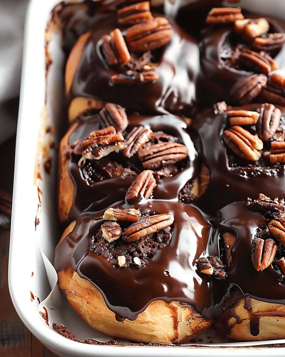 Chocolate Pecan Cinnamon Rolls: Irresistibly Gooey Delights