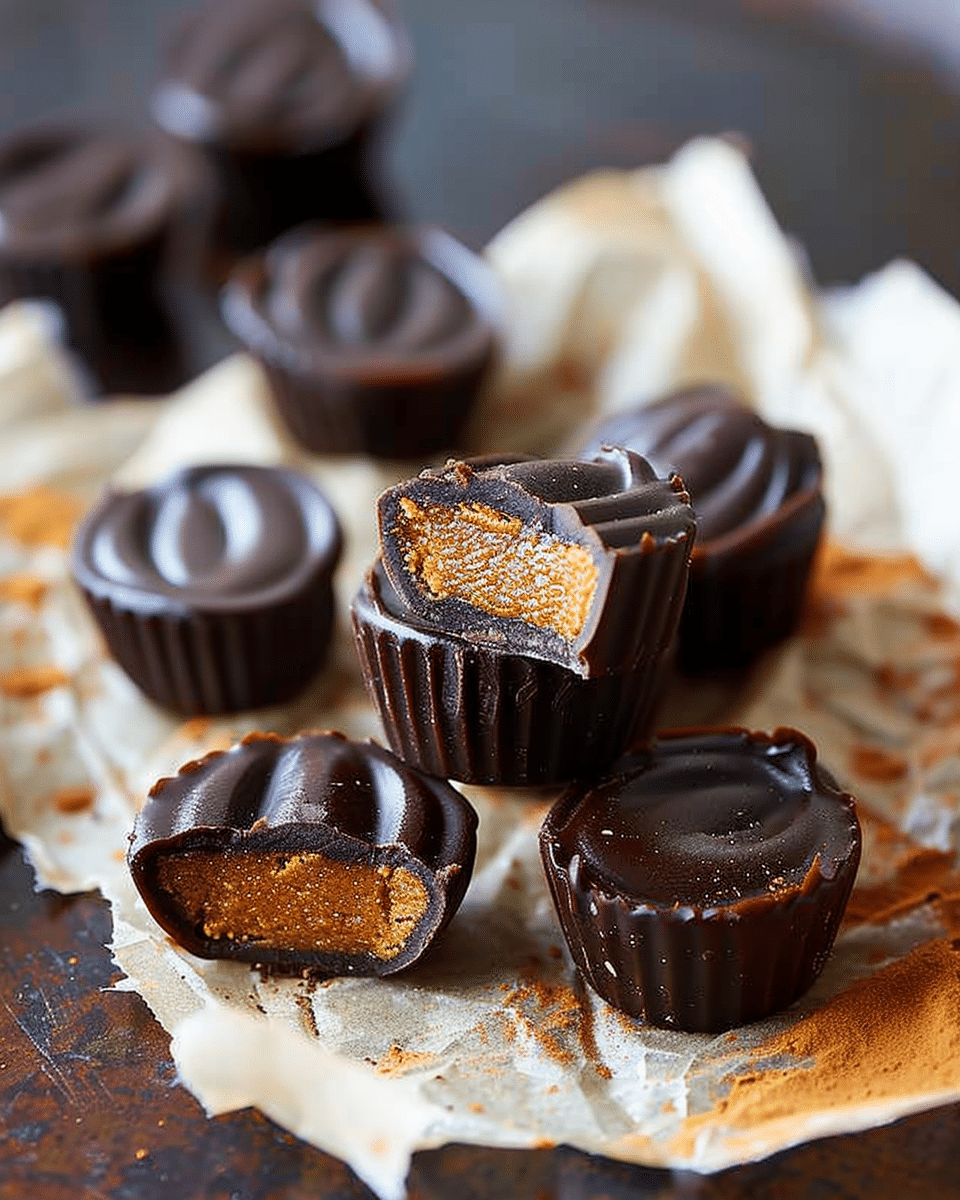 Chocolate Pumpkin Butter Cups