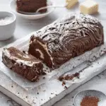 Condensed Milk Choc Ripple Log
