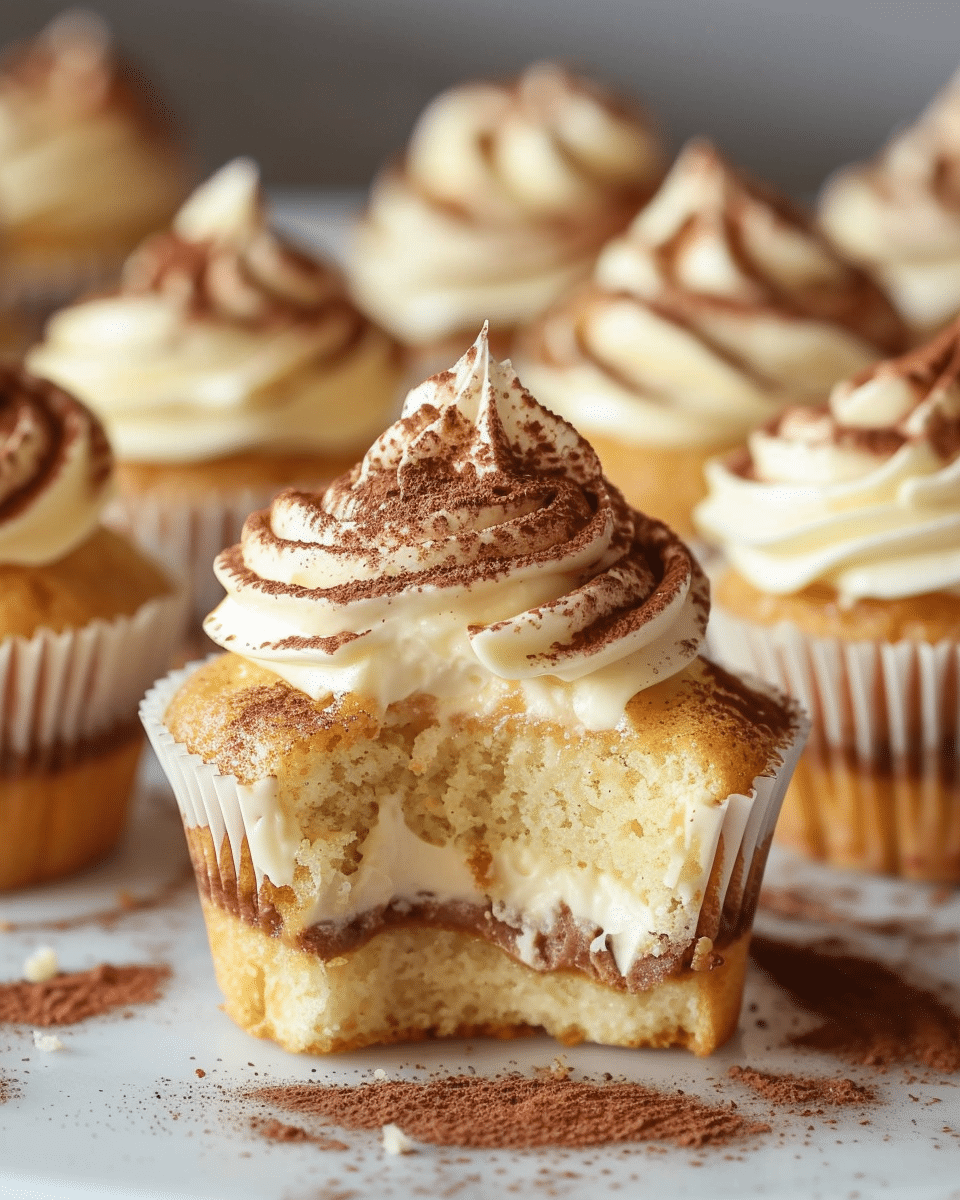 Cream Tiramisu Cupcakes Recipe