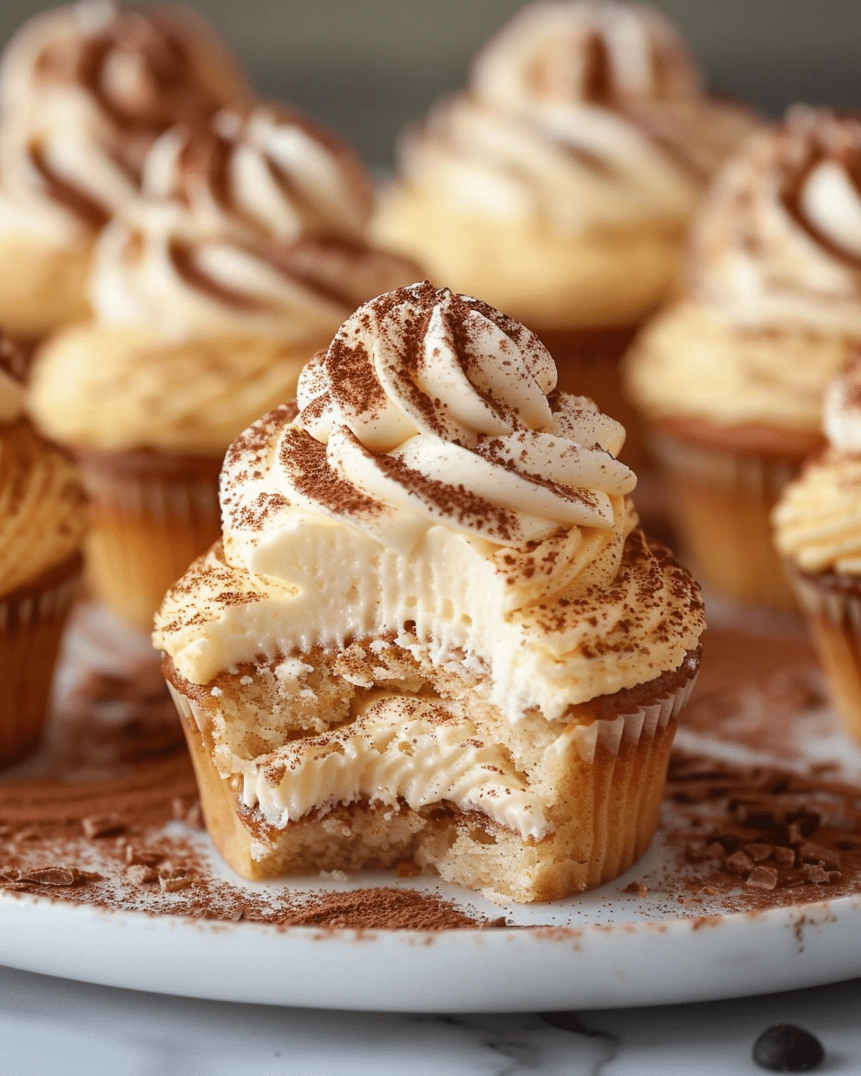 Cream Tiramisu Cupcakes Recipe