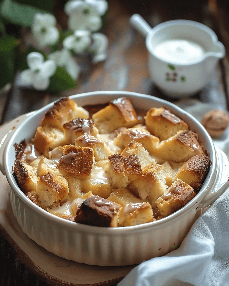 Decadent Bread Pudding with Warm Vanilla Sauce You’ll Love