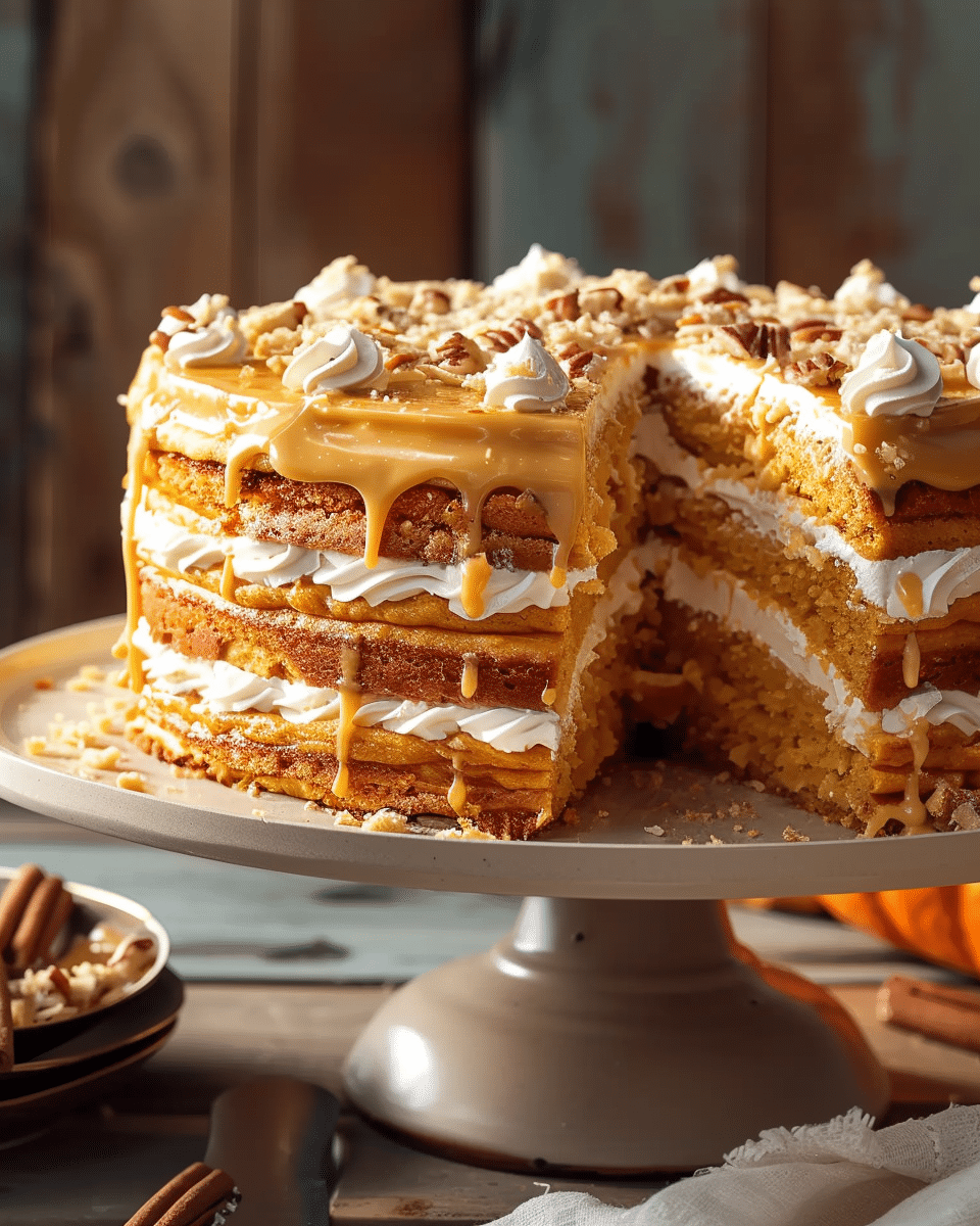 Decadent Pumpkin Torte with Creamy Filling You’ll Love