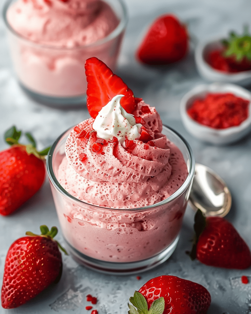 Delicious Strawberry Aquafaba Mousse That's Super Easy to Make
