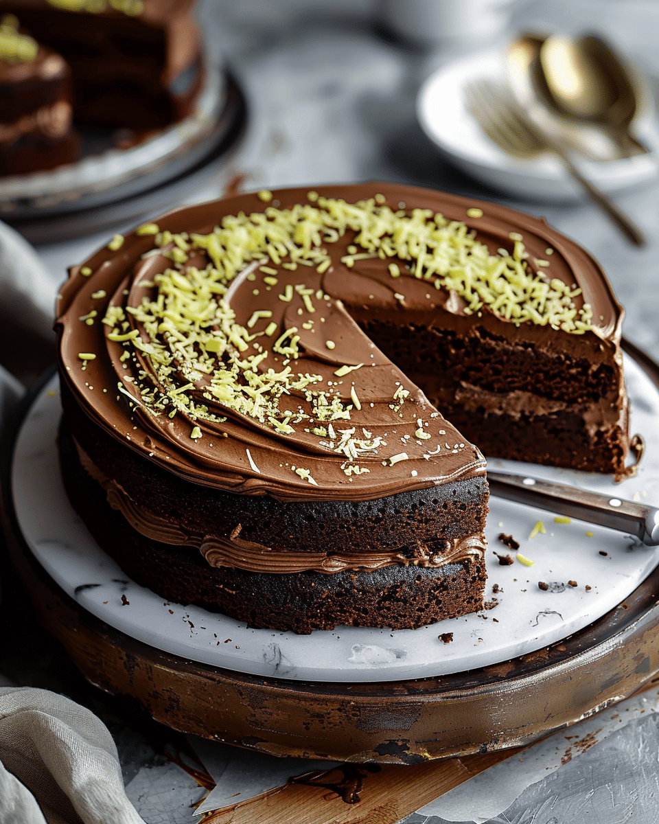 Dubai Chocolate Cake