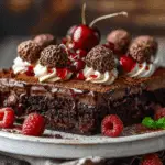 Easy Ferrero Rocher Black Forest Cake