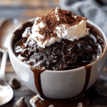 Unbelievably Rich Slow Cooker Chocolate Lava Brownie Pudding