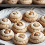Eggnog Snickerdoodle Thumbprint Cookies