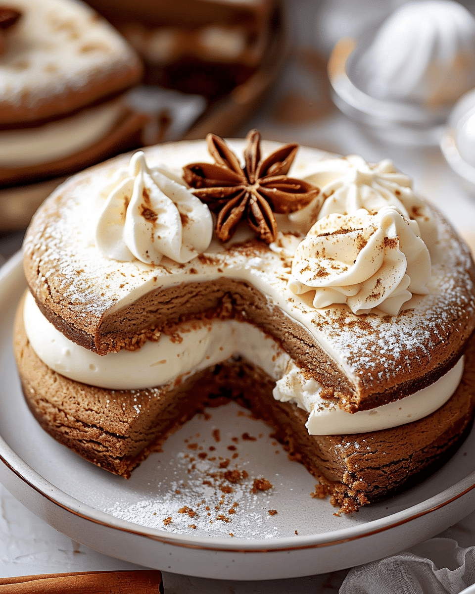 Festive Gingerbread Cheesecake Delight