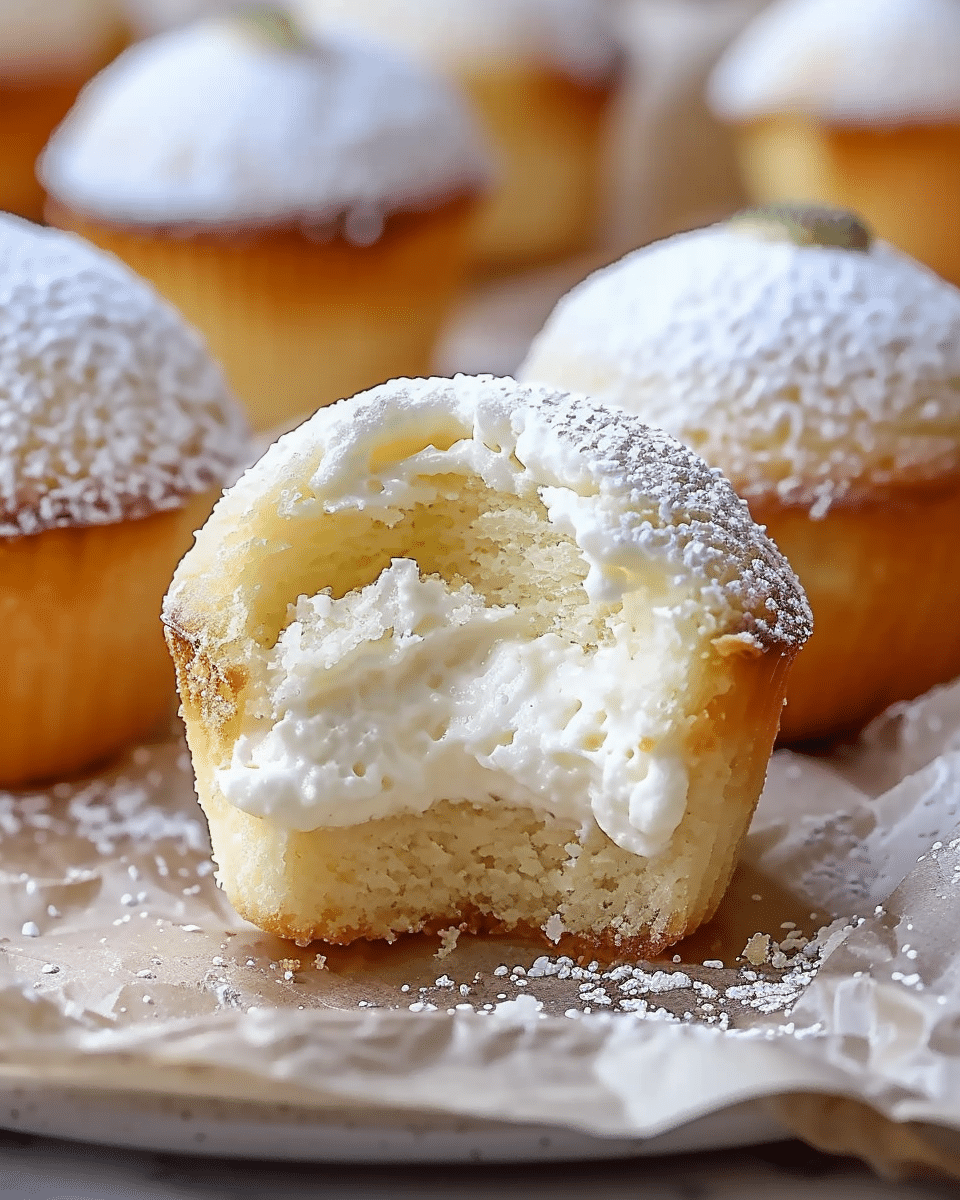 Fluffy Japanese Cotton Cheesecake Cupcakes for Sweet Bliss