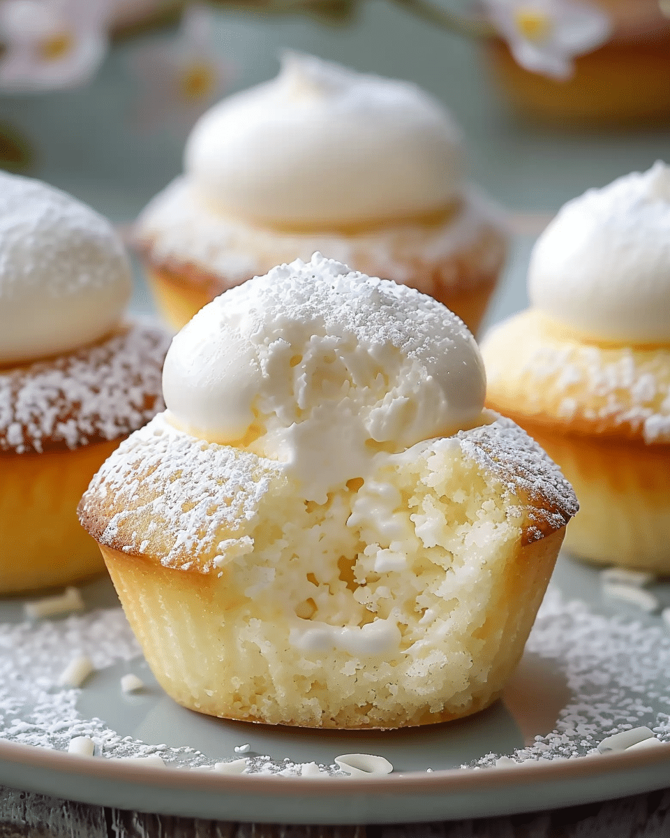 Fluffy Japanese Cotton Cheesecake Cupcakes for Sweet Bliss
