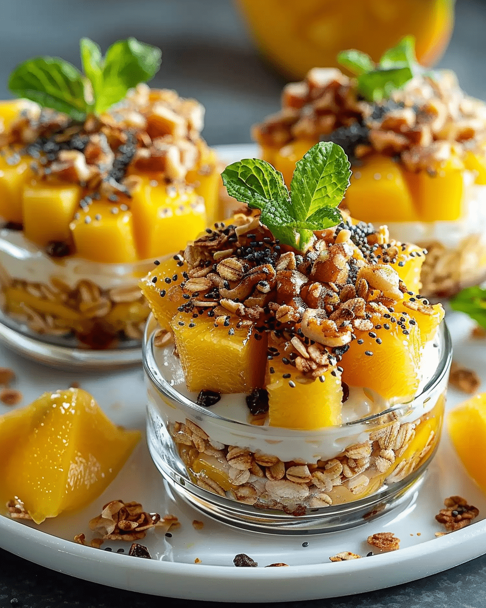 Frozen Mango Yogurt Cereal Rounds