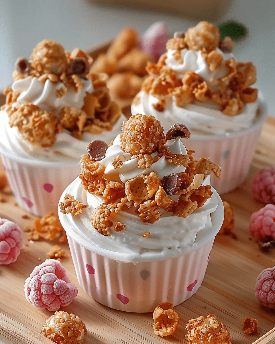 Frozen Yogurt Toast Crunch Cups