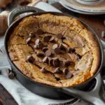 Gingerbread Chocolate Chip Puff Pancake