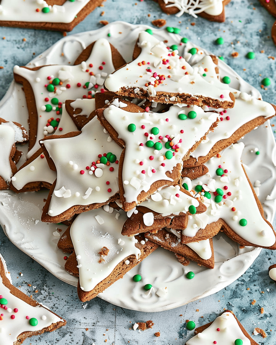 Gingerbread Cookie Bark
