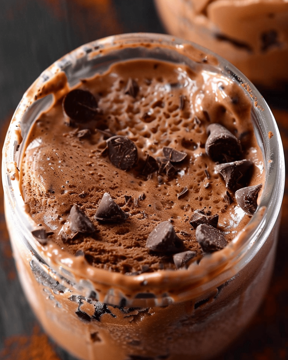 Healthy Chocolate Brownie Blizzard