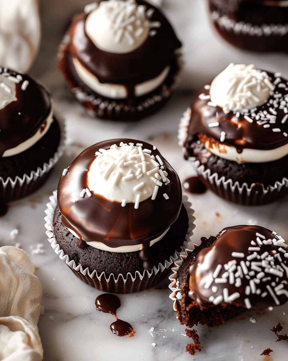 Homemade Hostess Cupcakes