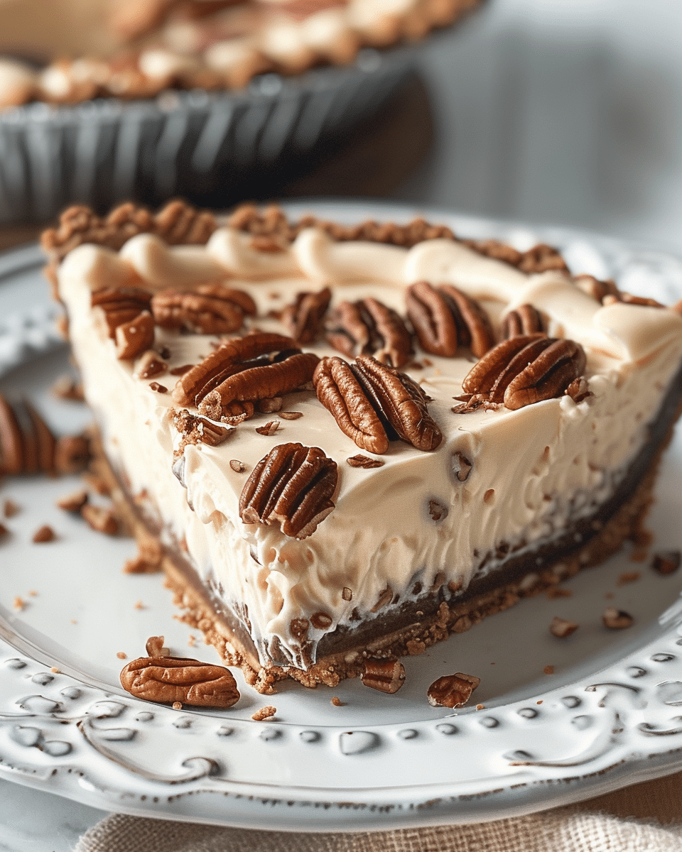 Irresistible No-Bake Keto Pecan Cream Pie – Sugar-Free Delight
