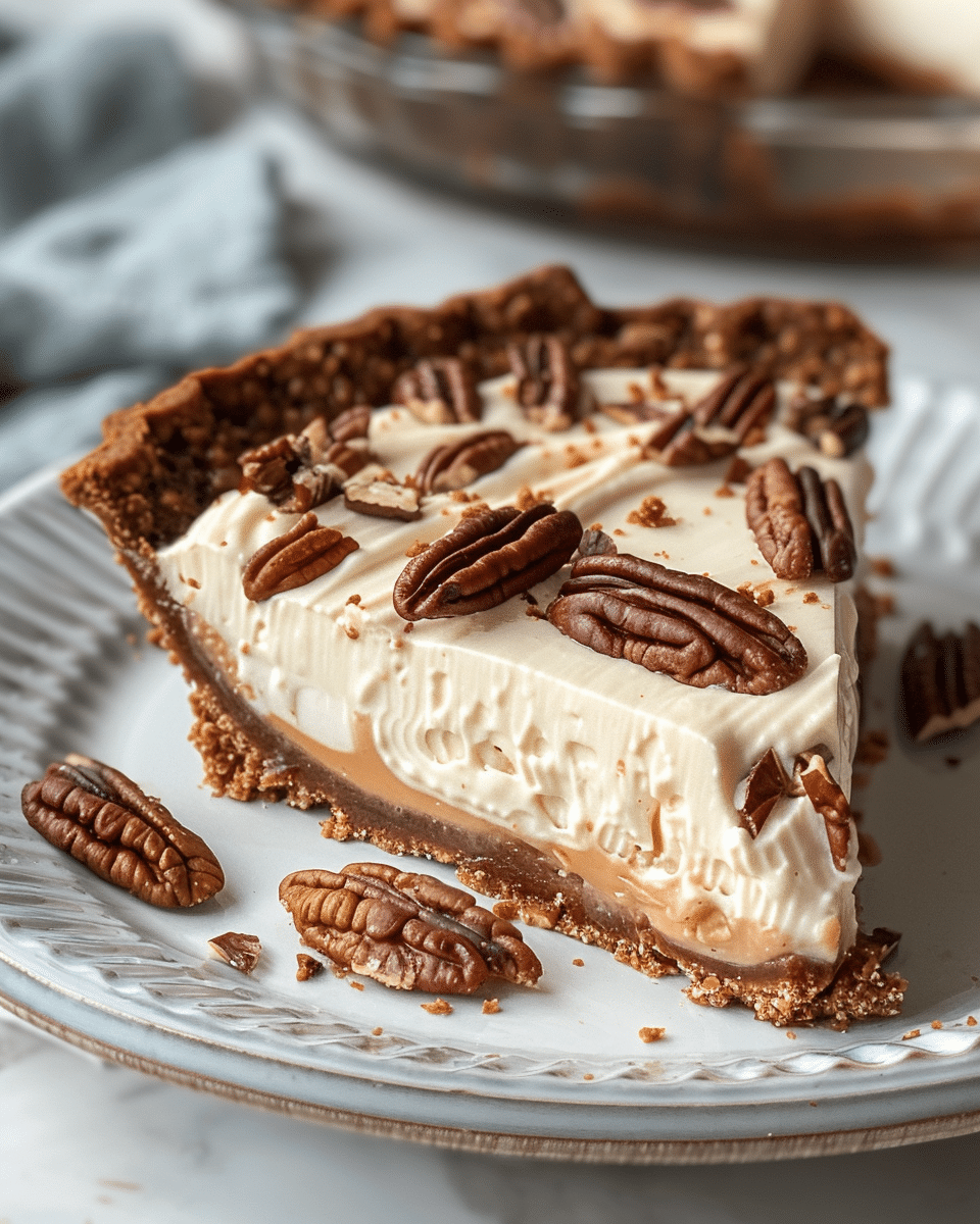 Irresistible No-Bake Keto Pecan Cream Pie – Sugar-Free Delight