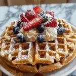 Irresistibly Fluffy Sourdough Discard Waffles Recipe