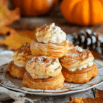 Maple Pumpkin Cream Puff Bites