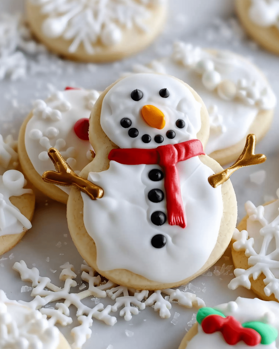 Melting Snowman Cookies Recipe
