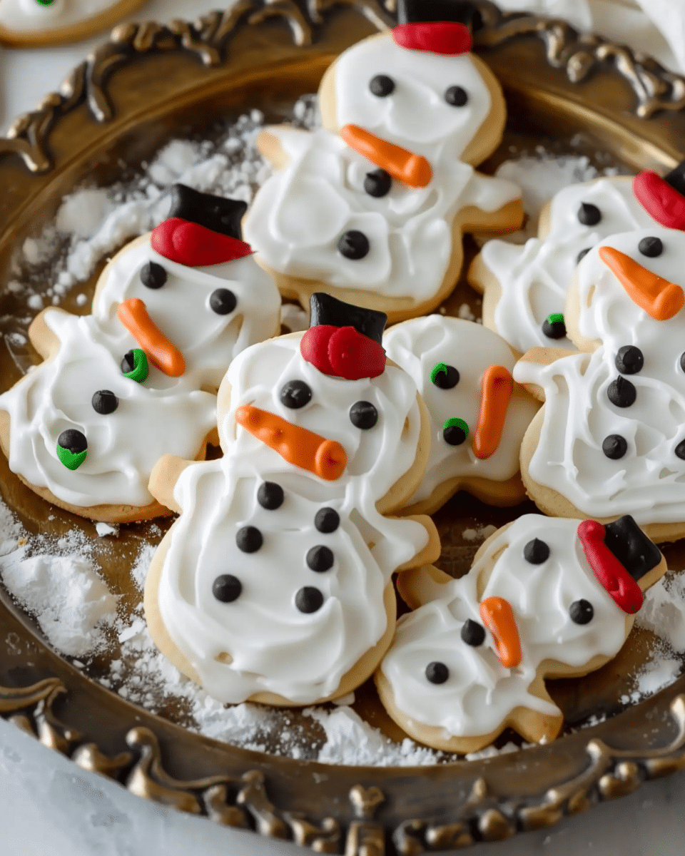 Melting Snowman Cookies Recipe