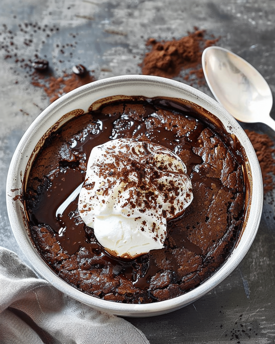 Mocha Self-Saucing Pudding