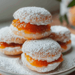 Mochi Sandwiches with Peach Jam