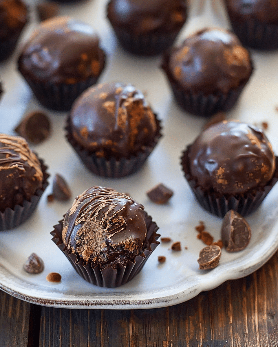 No Bake Brownie Bites