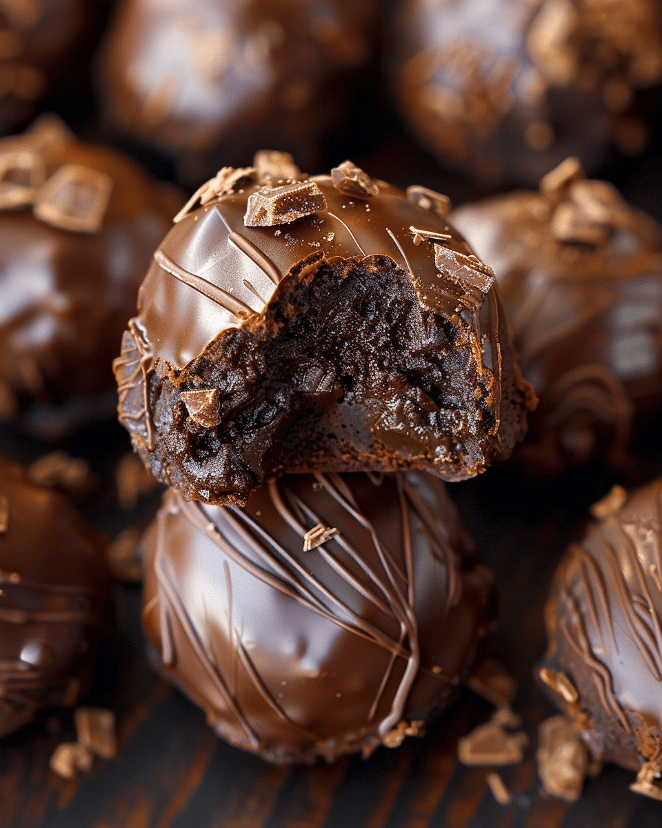 No Bake Brownie Bites
