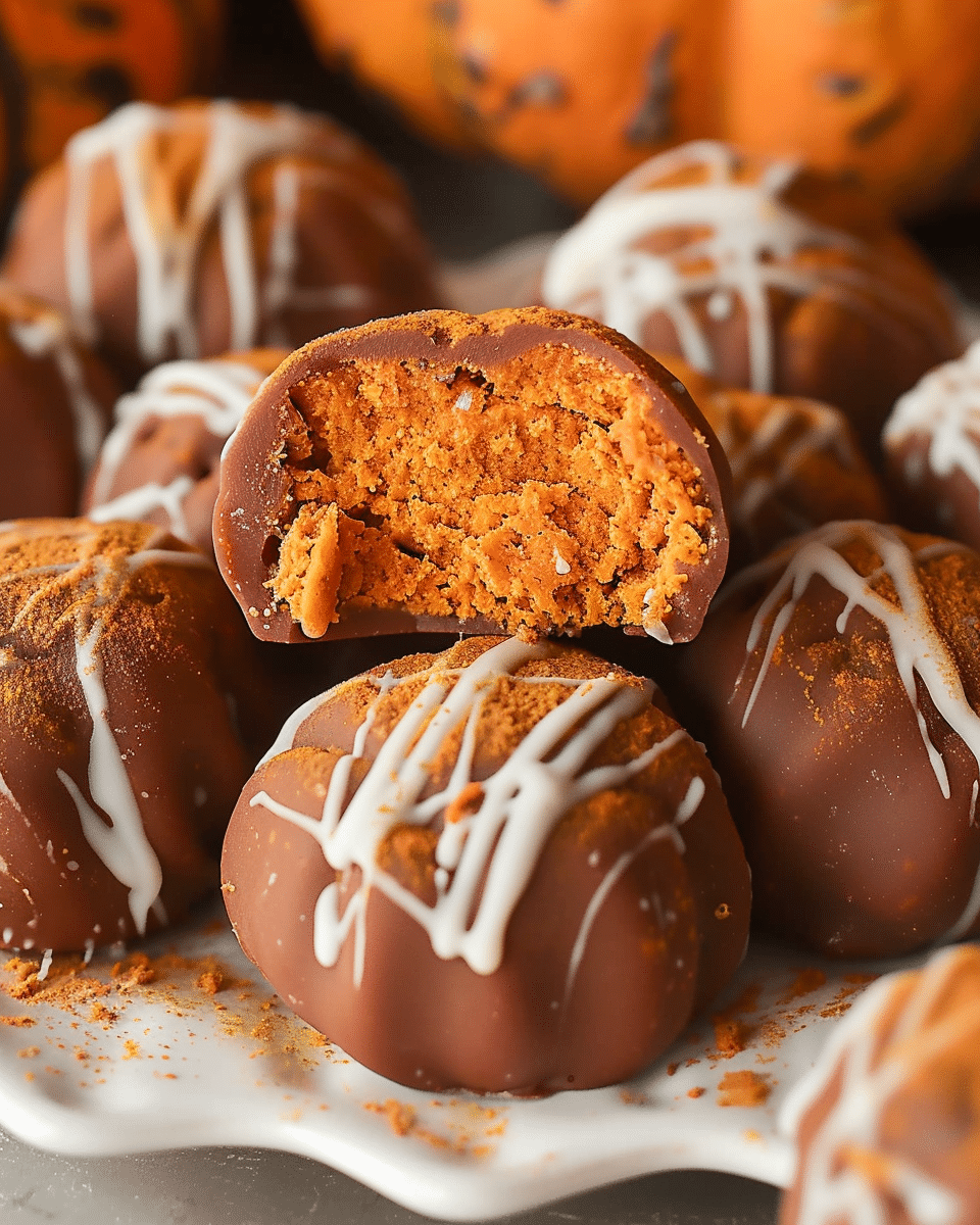 No-Bake Vegan Pumpkin Truffles