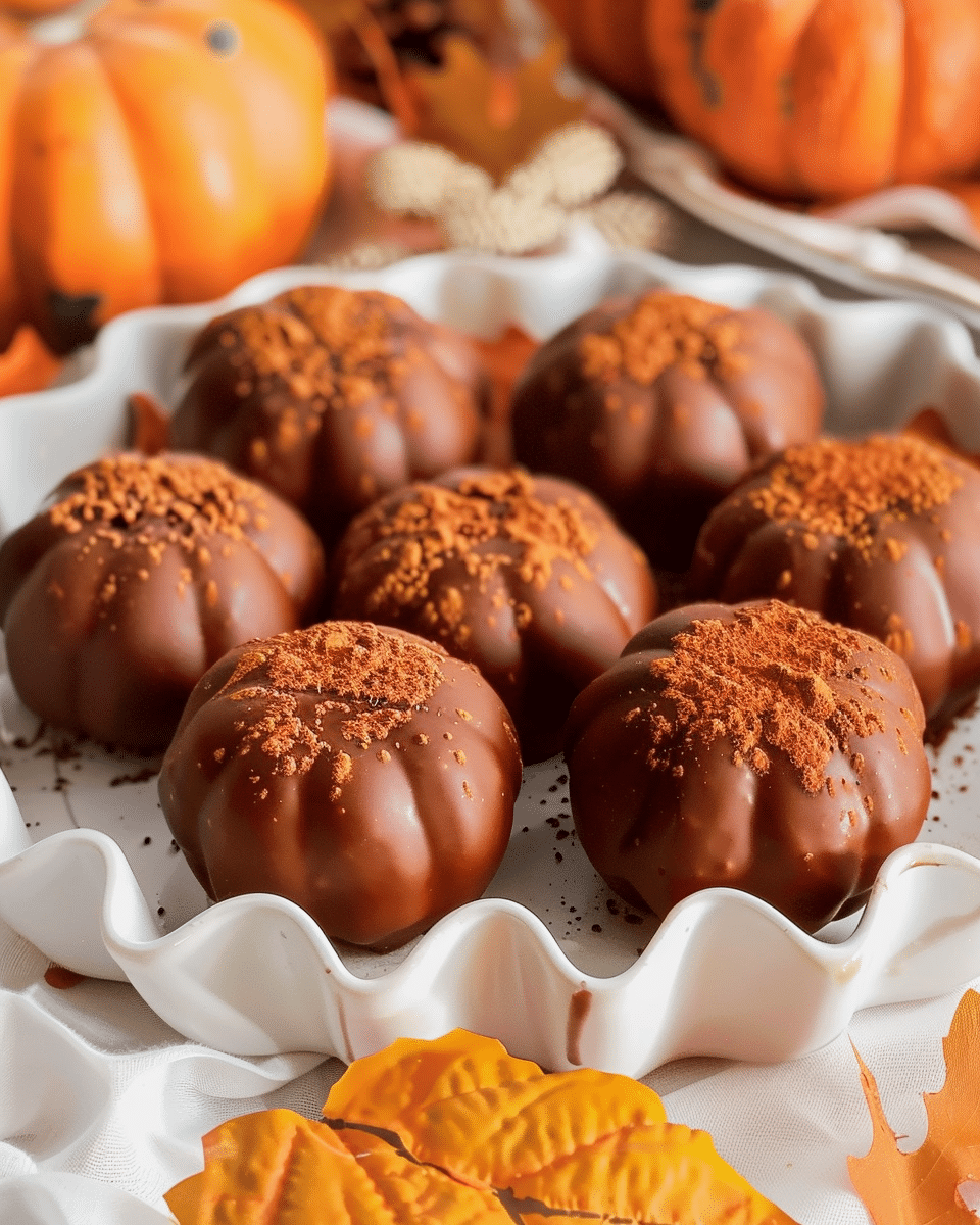 No-Bake Vegan Pumpkin Truffles