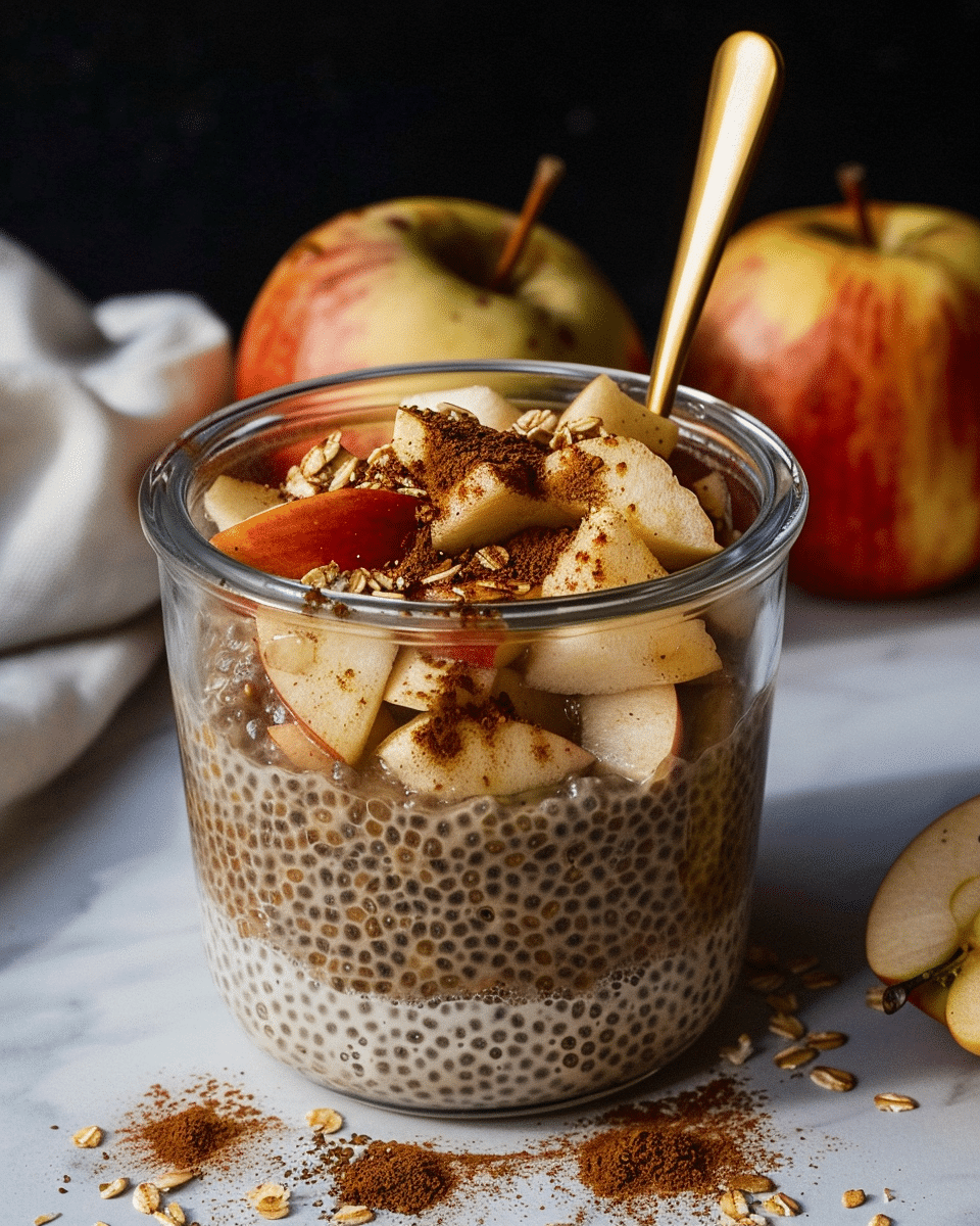 Overnight Apple Pie Chia Pudding